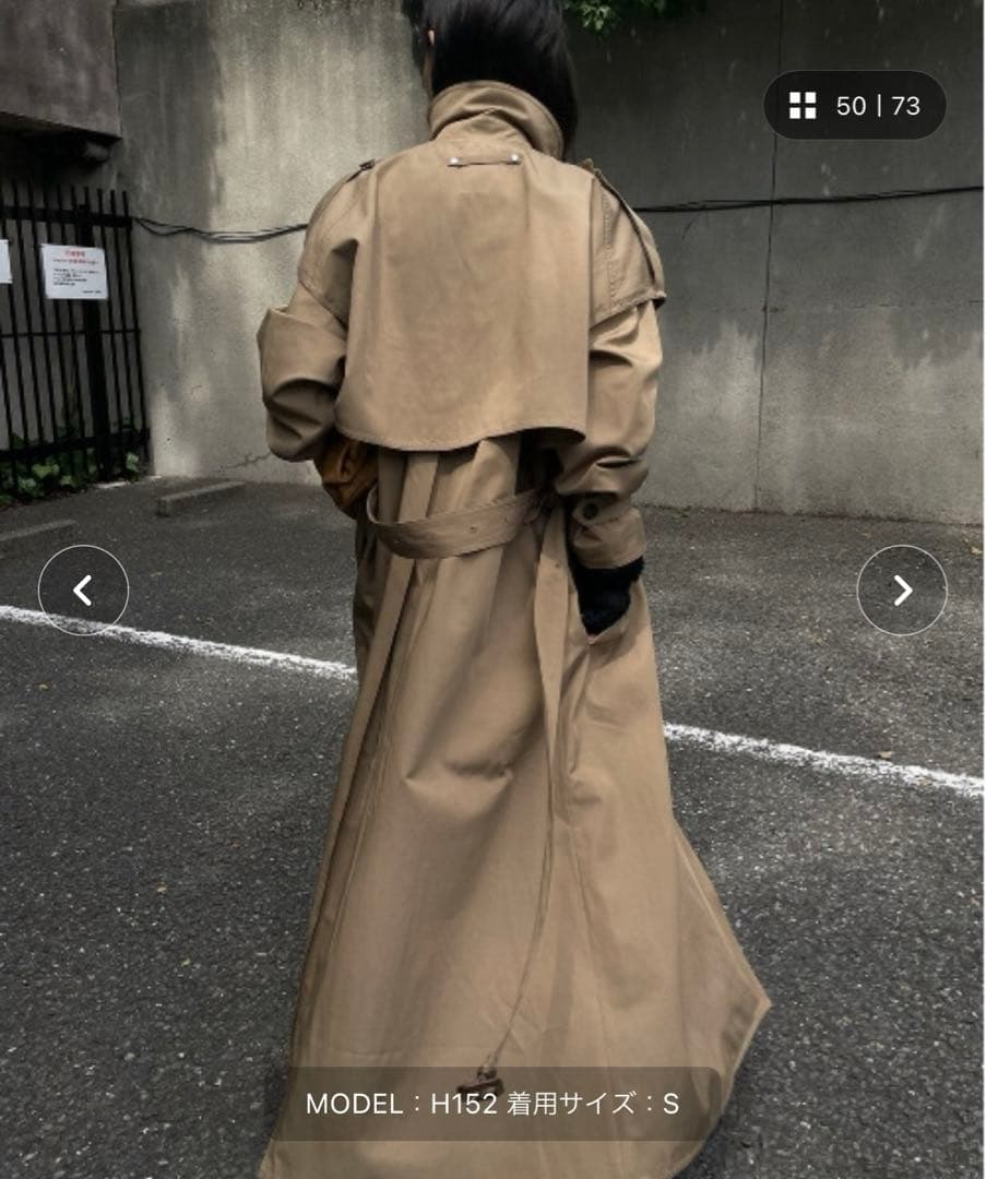 ココナッツ　Ameri vintage 3wayトレンチコート
