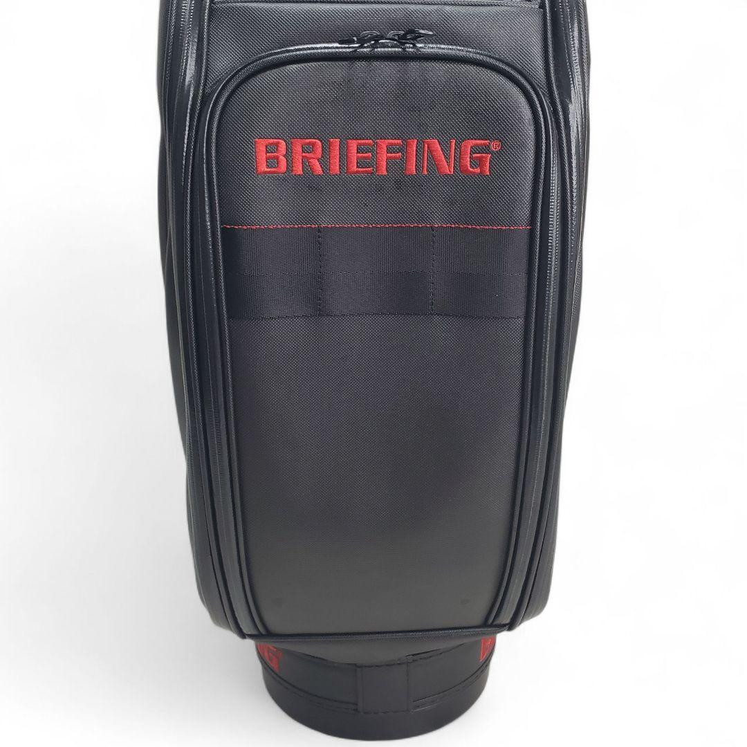 BRIEFING CR-3 キャディバッグ ブラック/レッド
