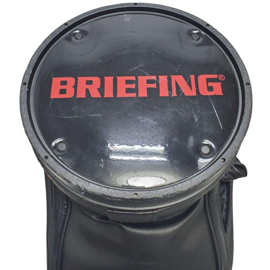 BRIEFING CR-3 キャディバッグ ブラック/レッド