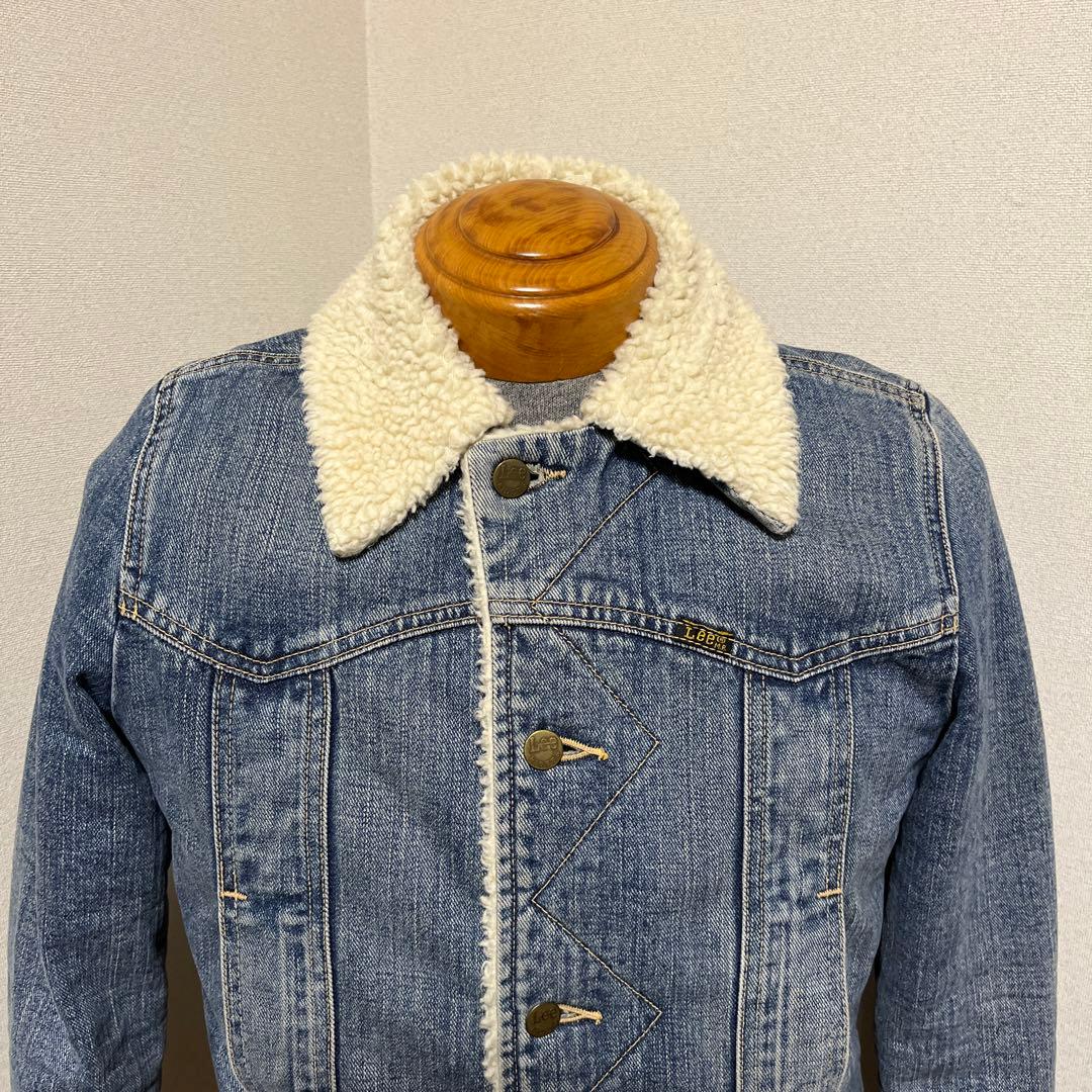 Lee デニム　ボアランチコート　インナー袖はキルティング　ヴィンテージ好きに！
