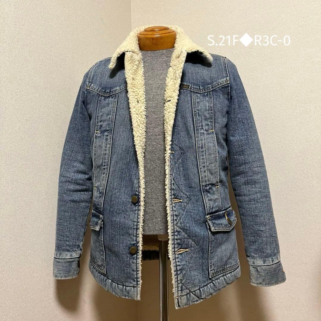 Lee デニム　ボアランチコート　インナー袖はキルティング　ヴィンテージ好きに！