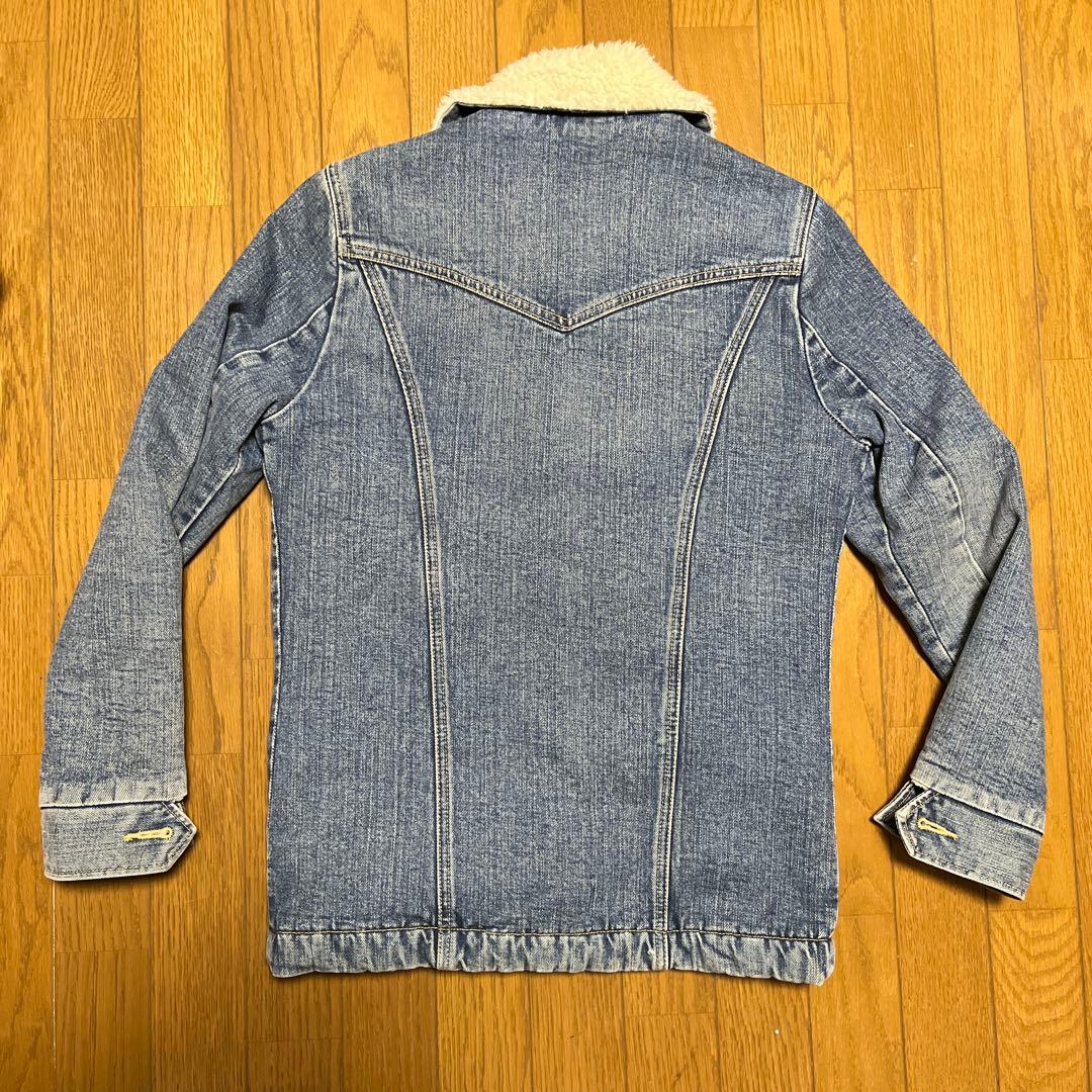 Lee デニム　ボアランチコート　インナー袖はキルティング　ヴィンテージ好きに！