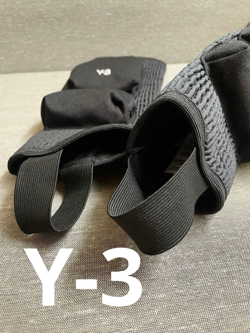 Y-3 アームスリーブ ポーチ付き 黒 新品未使用 タグ付き　ヨウジヤマモト