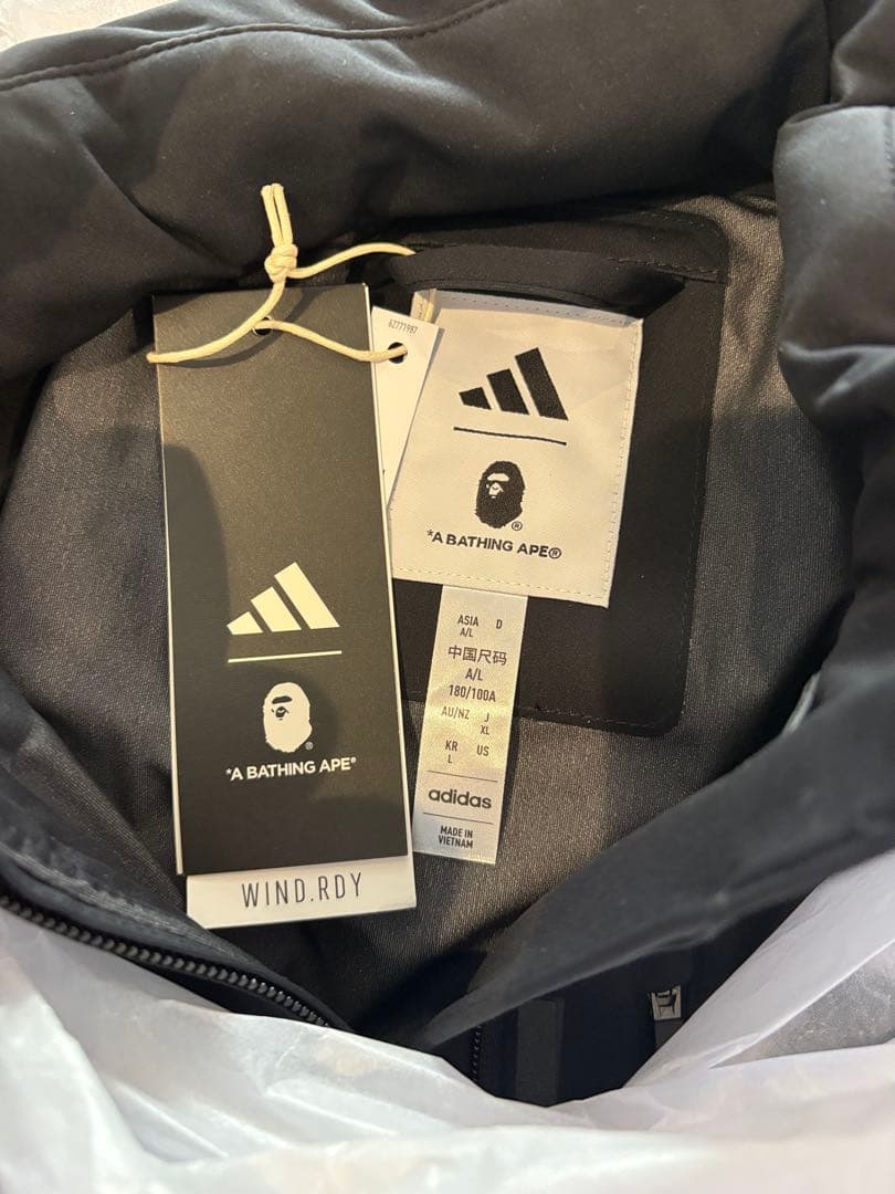 限定品 アディダス ベイプ ゴルフ コラボ カモ ジャケット golf エイプ