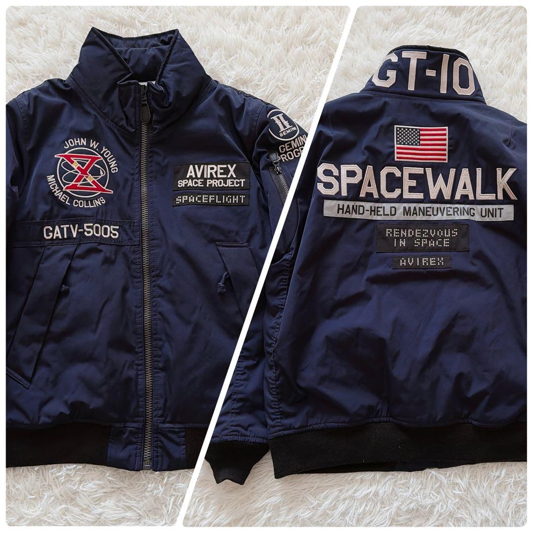 2XLサイズ AVIREX 中綿入り MA-1 フライトジャケット ビッグサイズ