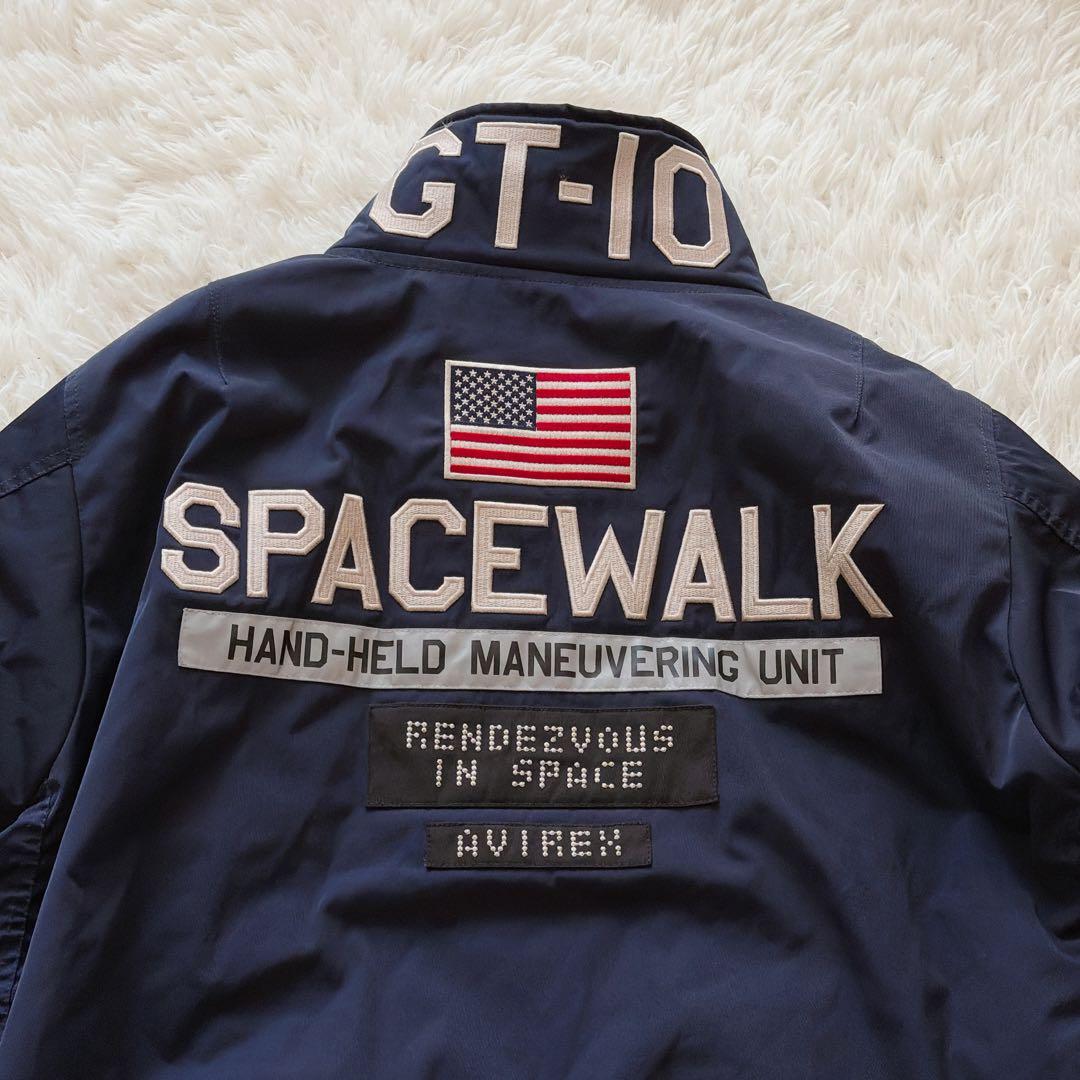 2XLサイズ AVIREX 中綿入り MA-1 フライトジャケット ビッグサイズ