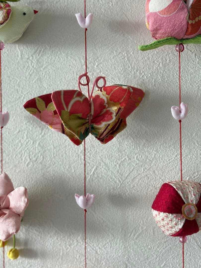 可愛いつるし雛No.186 壁掛けタイプ・ひな祭り・桃の節句・さげもんつるし飾り