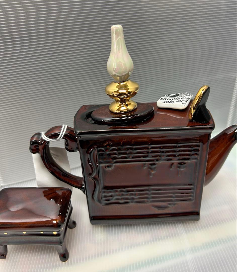 ピアノ型ティーポット　ティーポタリー社　イギリス製　The Teepottery