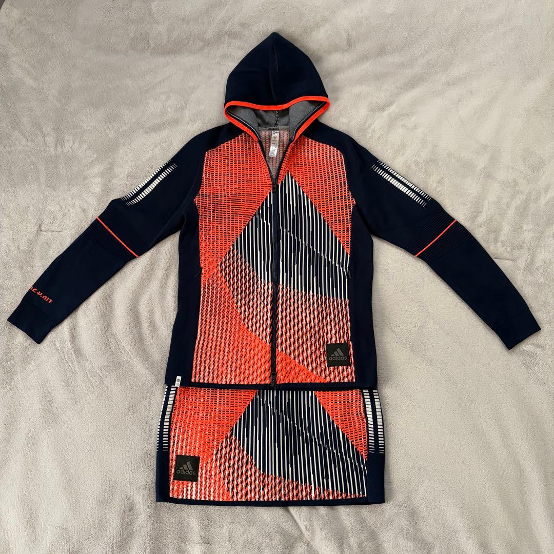 【美品】✨adidas アディダスレディースゴルフウェア　Mサイズ セットアップ