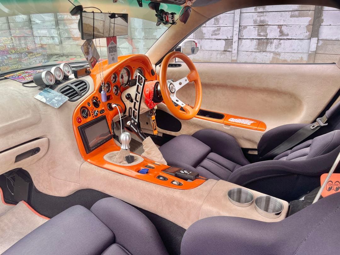 RX7 FD3S センターパネルドリンクホルダー レザータイプ