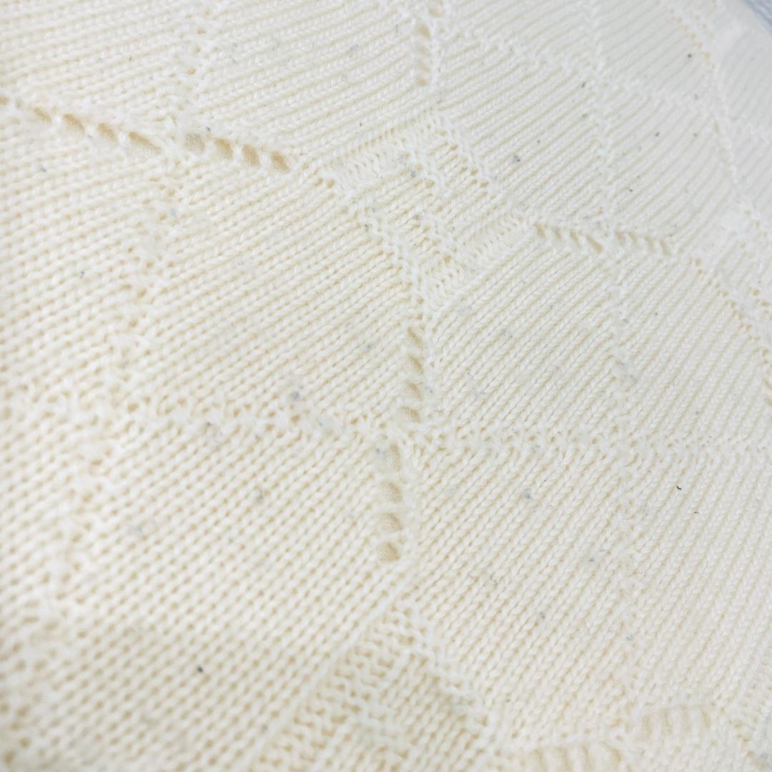 Y2505-302 FENDI フェンディ クッション 替えカバー付き 紺・白