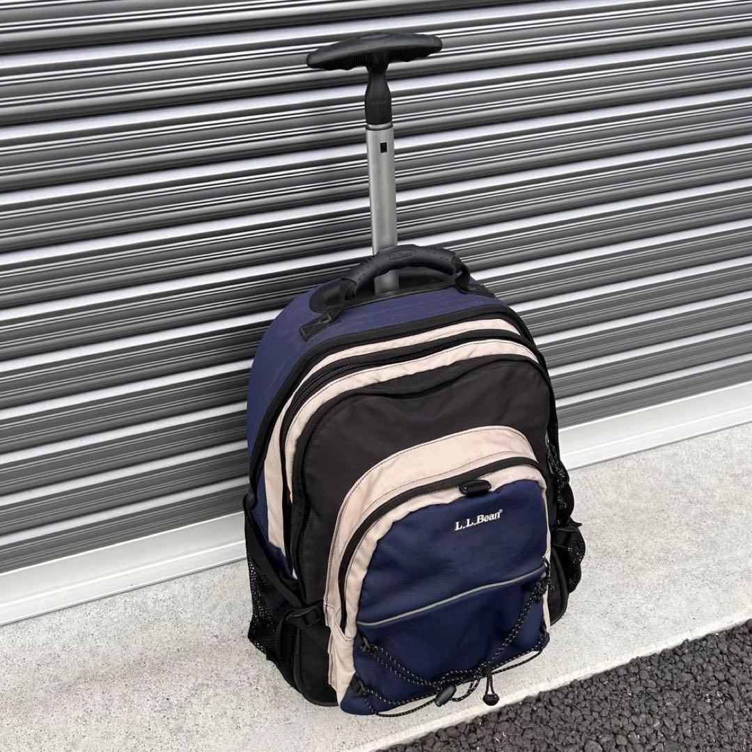 90s L.L.Bean キャスター付 3way リュック キャリーバッグ
