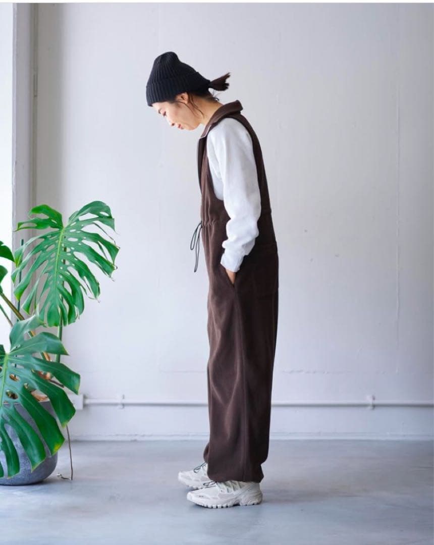 【美品・完売品】ollkyoto フリースジャンプスーツ