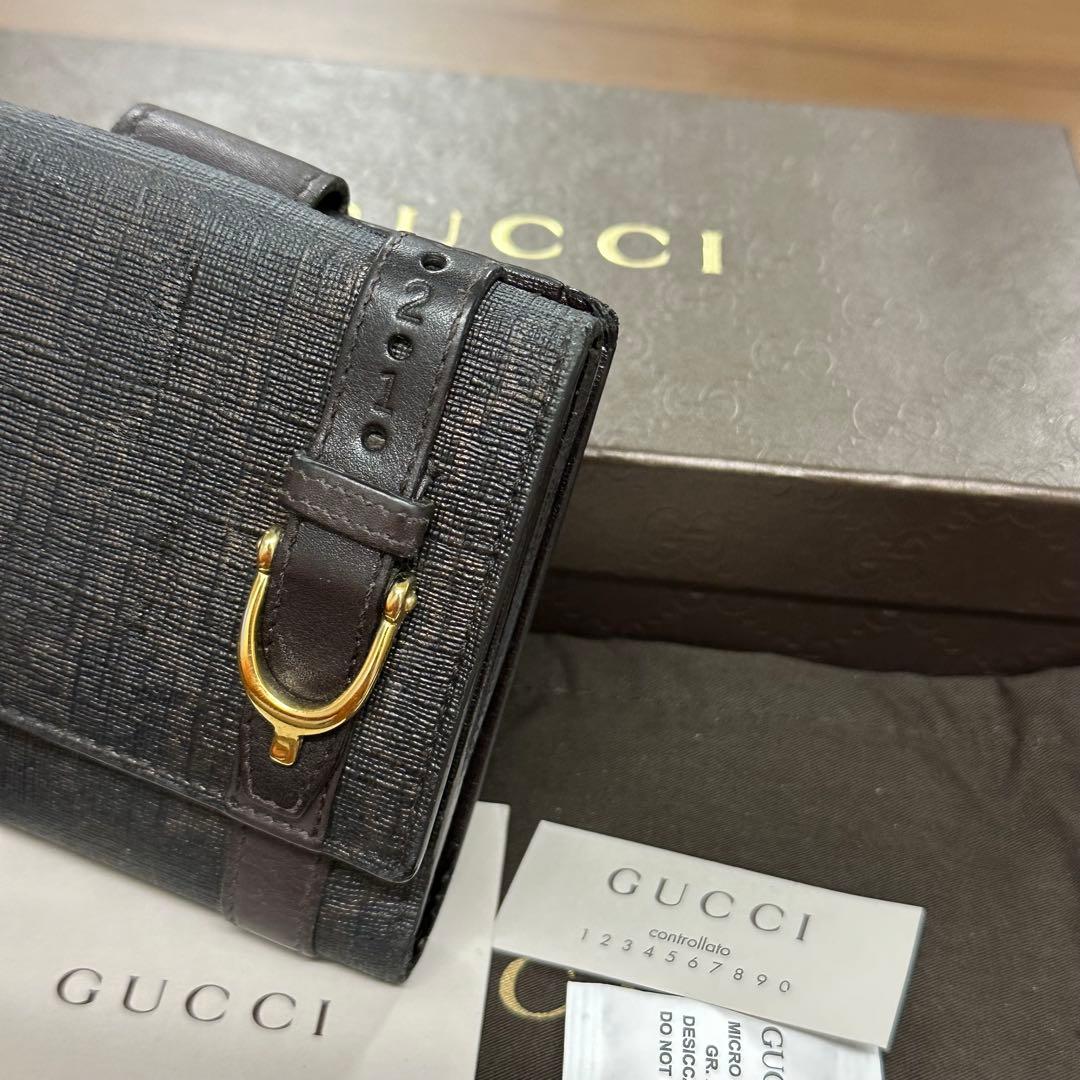 超良品‼️ グッチ　GUCCI 財布　二つ折り　折り財布　GGスプリーム