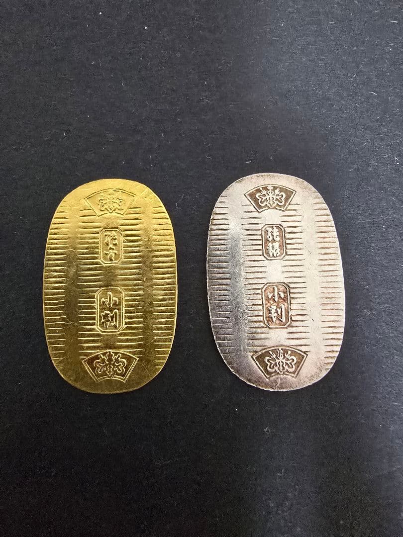 徳力 小判 純金 純銀 5g