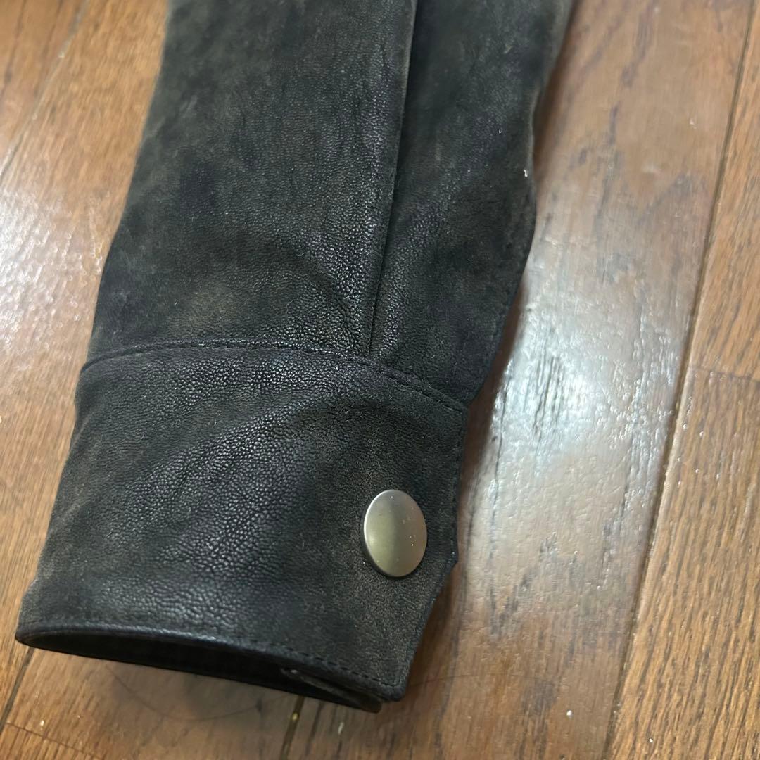 未使用 定価7.7万 レクト フェイクスウェードジャケット ブラック 韓国