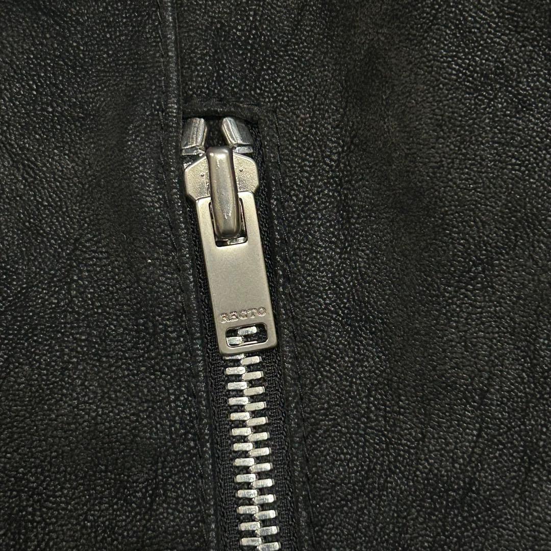 未使用 定価7.7万 レクト フェイクスウェードジャケット ブラック 韓国