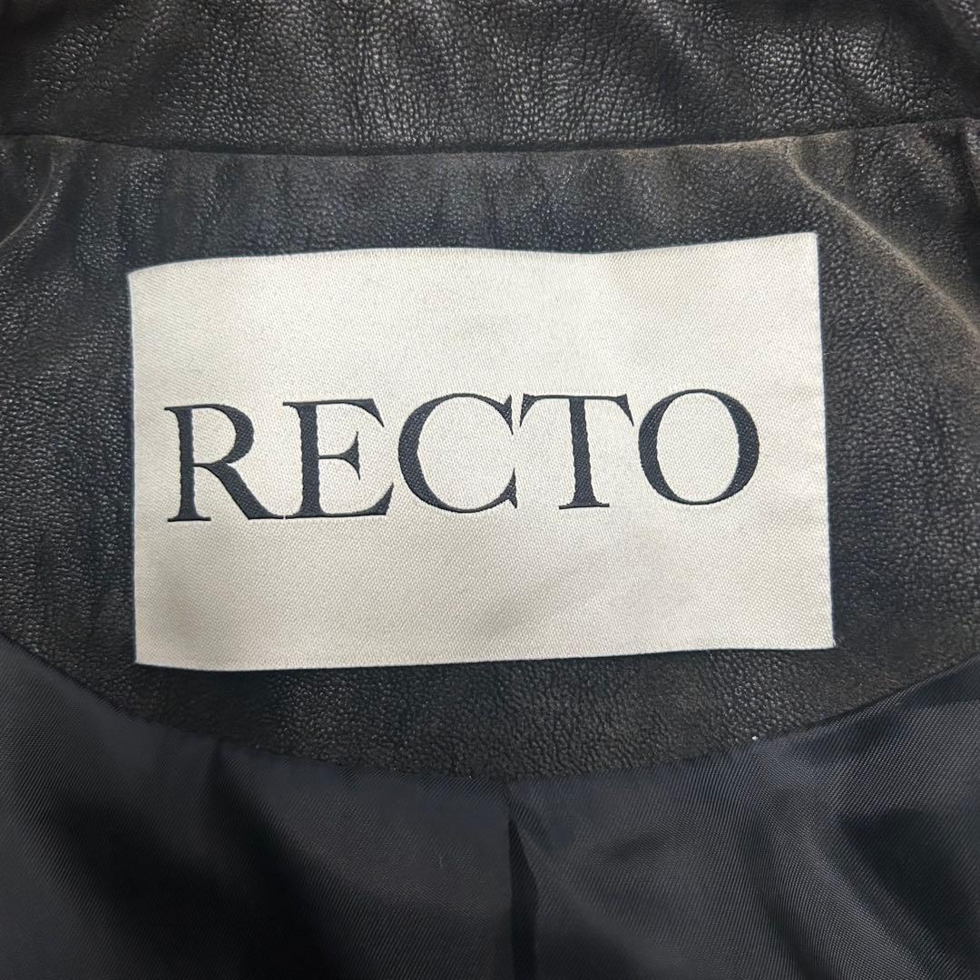 未使用 定価7.7万 レクト フェイクスウェードジャケット ブラック 韓国