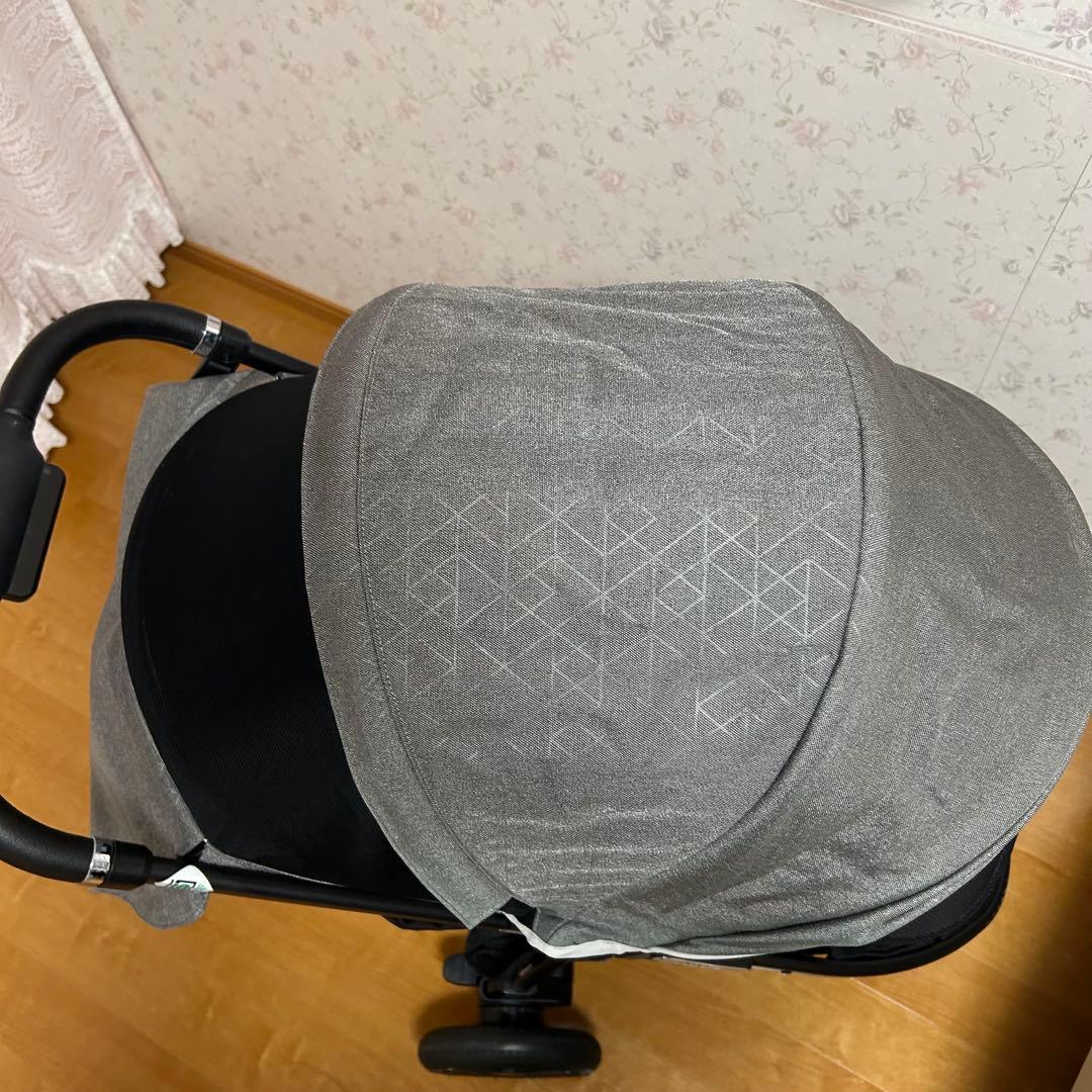 美品　Aprica アップリカ　3輪ベビーカー スムーヴプレミアムAB グレー