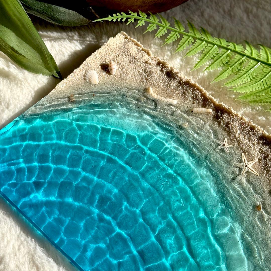 インテリアアート　雑貨　海の置き物　オーシャン　美ら海　珊瑚礁