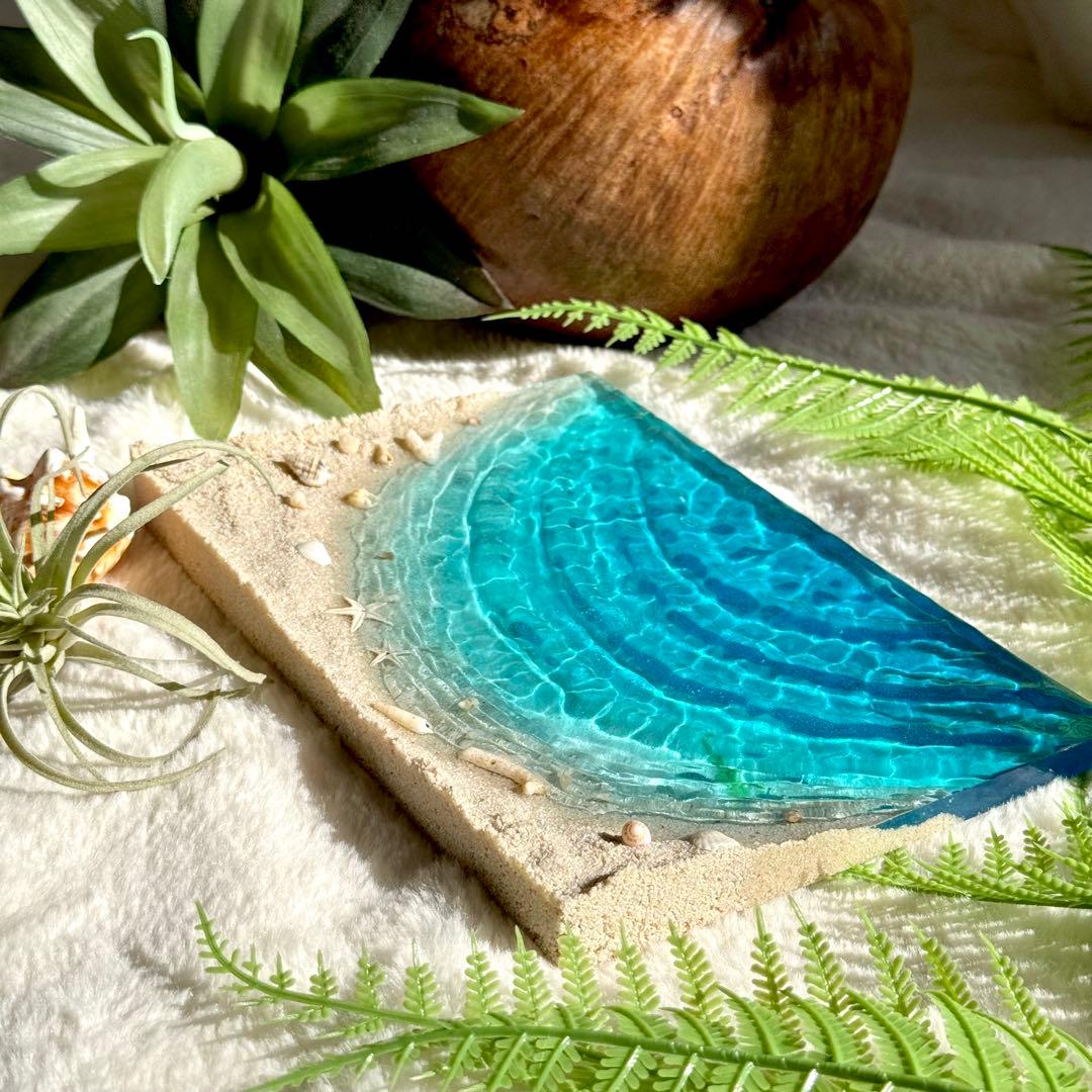 インテリアアート　雑貨　海の置き物　オーシャン　美ら海　珊瑚礁