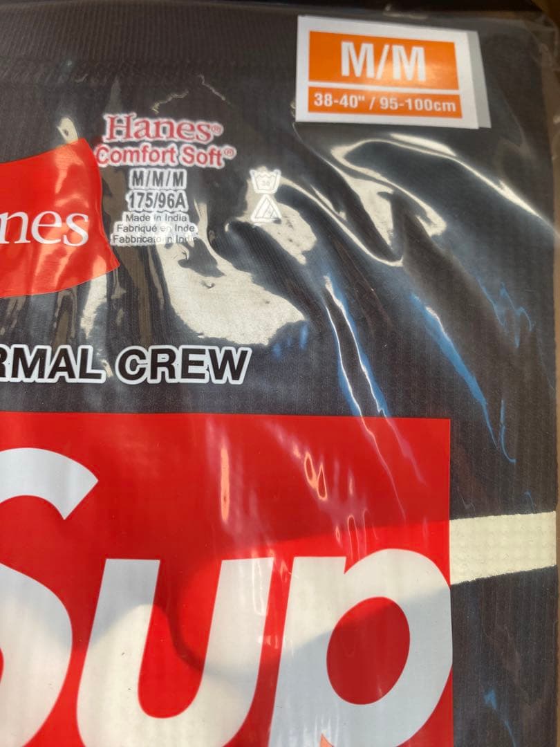 トップス Supreme Hanes Bones Thermal Crew (1 Pack