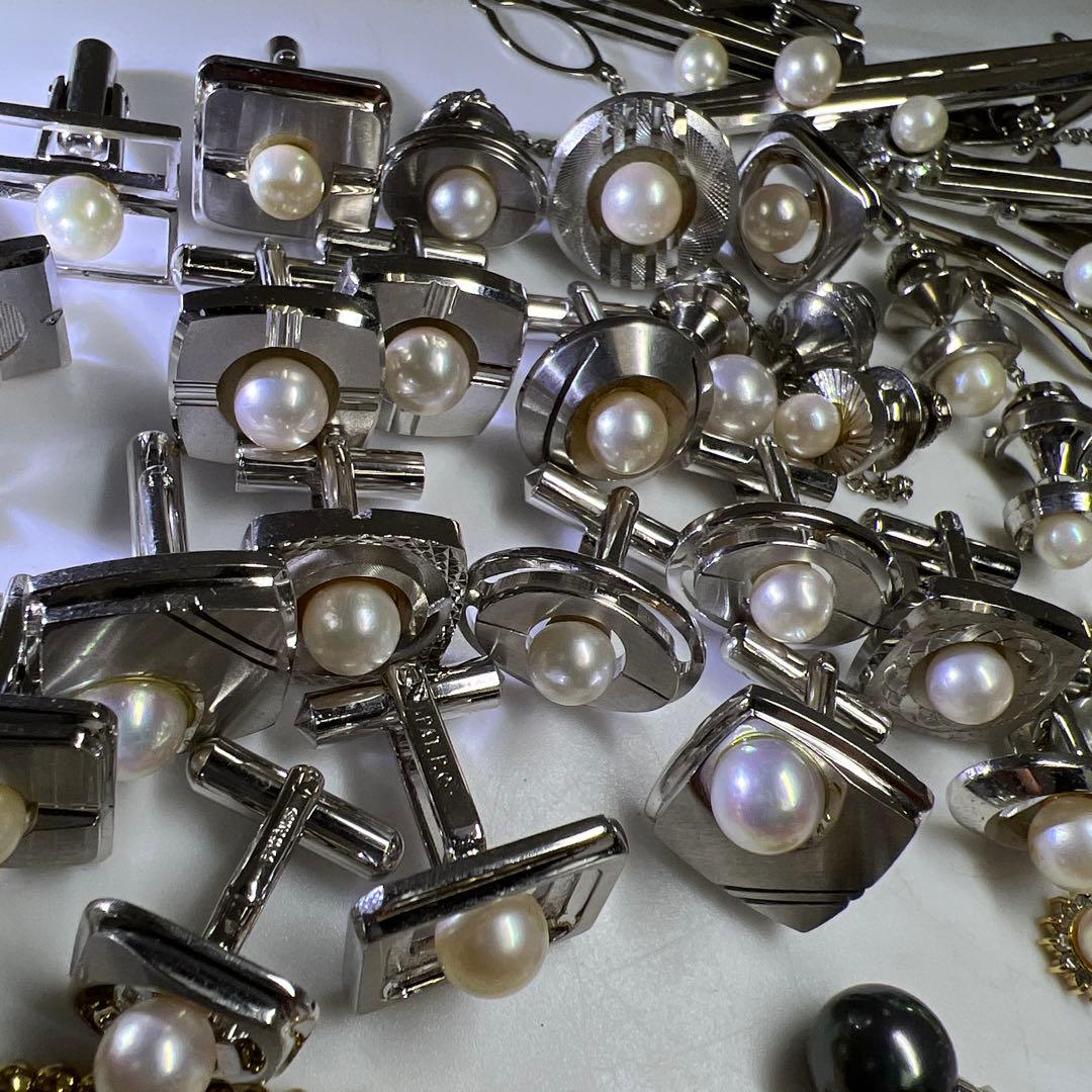 真珠アクセサリー色々　袋込331g 東Y8-0129ア㊱