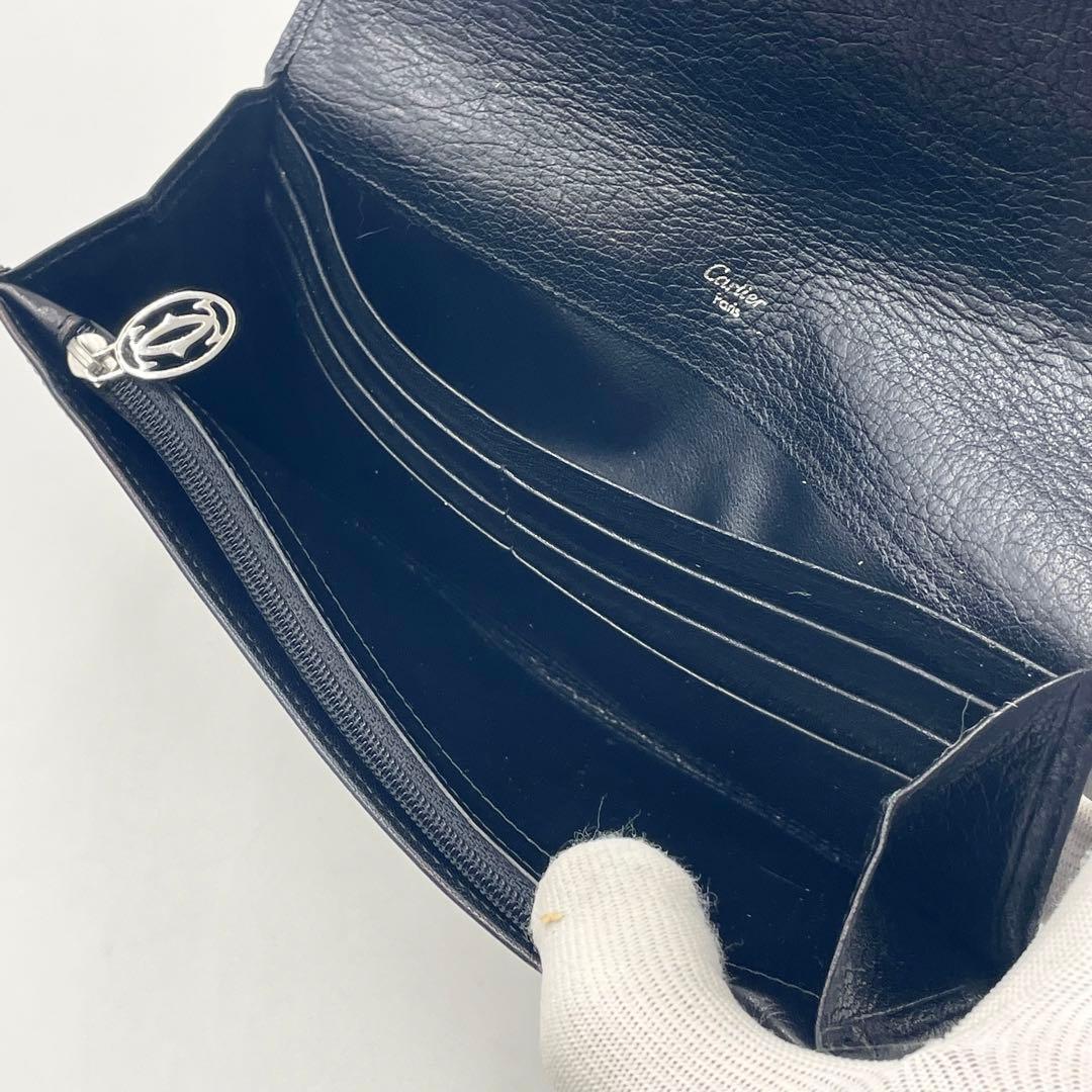 Cartierカルティエ 長財布 マストライン マルチェロ ブラック 折り財布