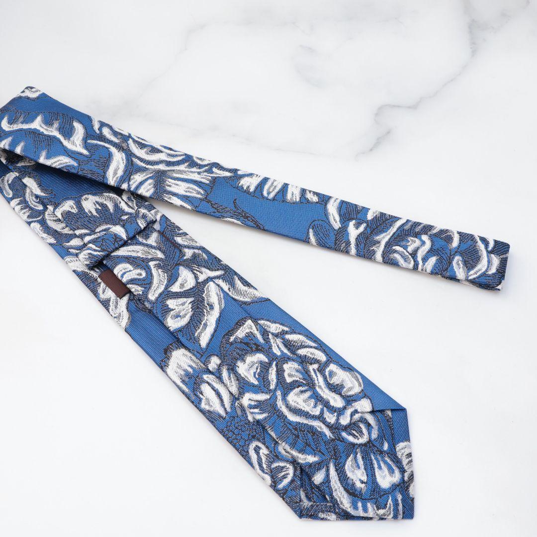 ポールスミス　コレクション　ブルー　ネクタイ