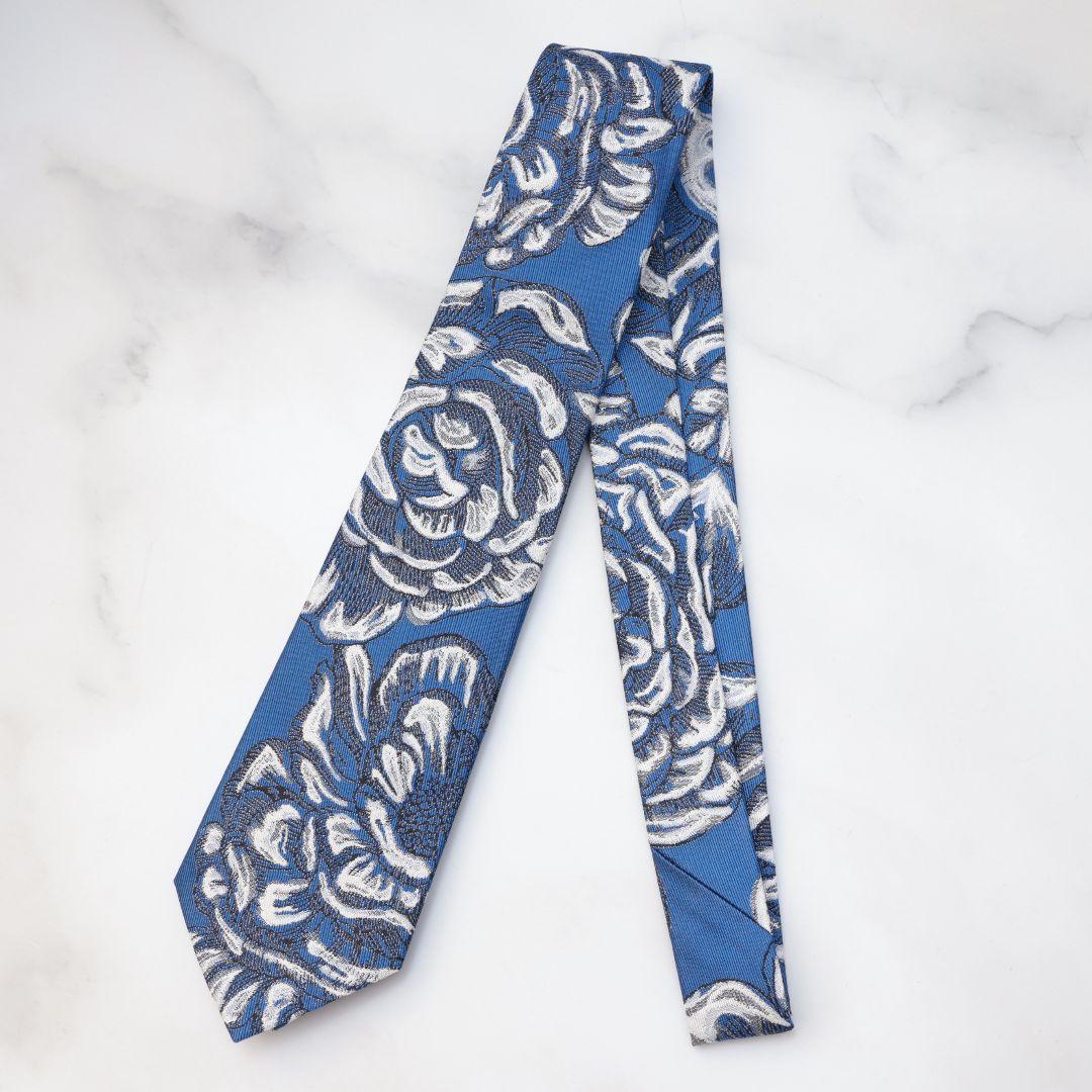 ポールスミス　コレクション　ブルー　ネクタイ