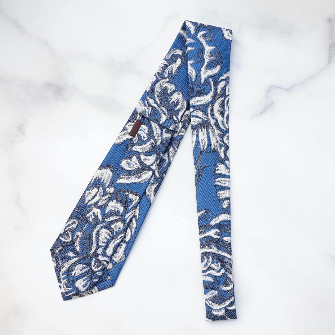 ポールスミス　コレクション　ブルー　ネクタイ