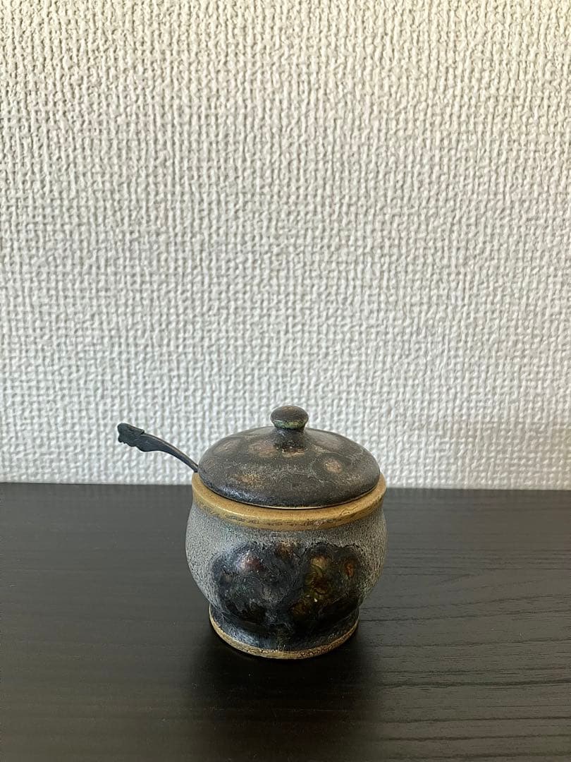 郡司慶子　三彩蓋物