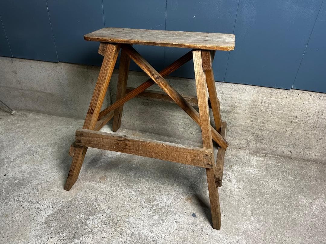 ジャパンヴィンテージ スツール ベンチ 脚立 ウッドラダー チェア 椅子 イス