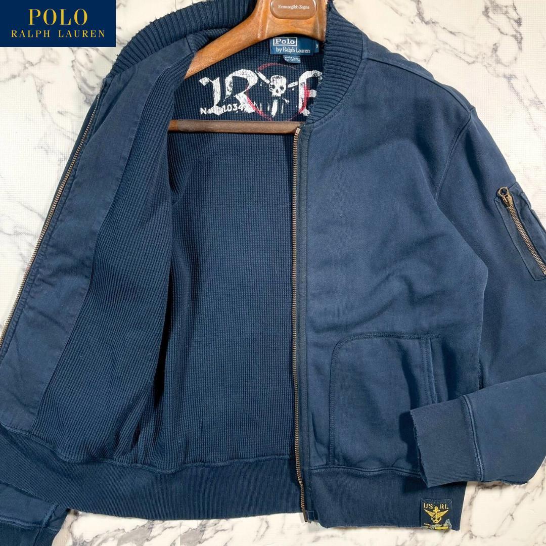 ✨美品/裏地サーマル✨POLO RALPH LAUREN MA-1 ジャケット