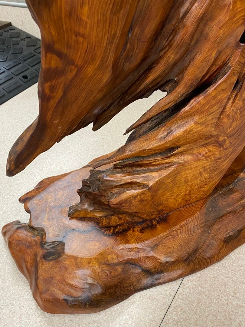 3-2799 屋久杉？置物・飾り（高さ約90cm・約11kg）