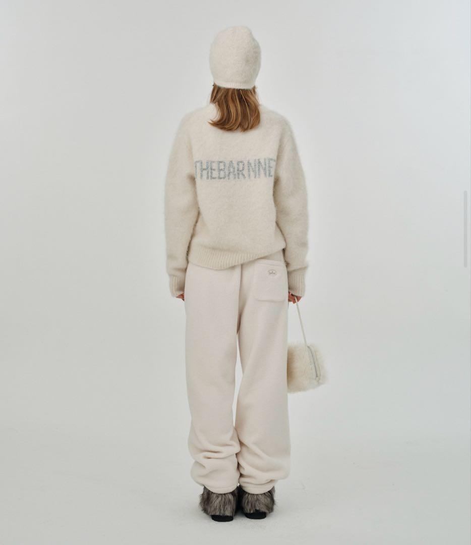 トップス The Barnnet Glitter Logo Alpaca Knit