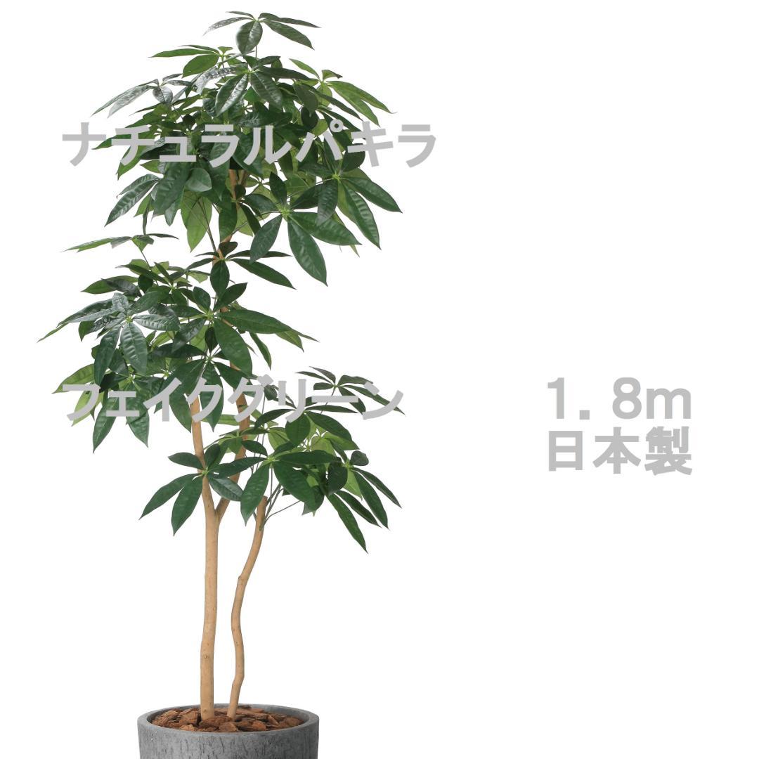 ☆日本製☆☆☆フェイクグリーン ナチュラルパキラ1.8 高さ1.8m 光の楽園