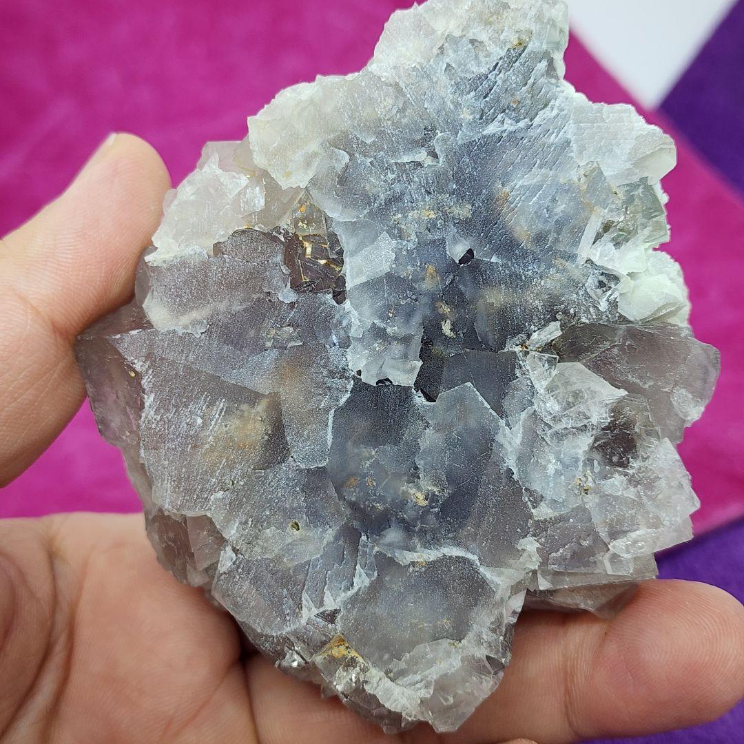 希少シュガーフローライト蛍石 天然石パワーストーン 約10cm