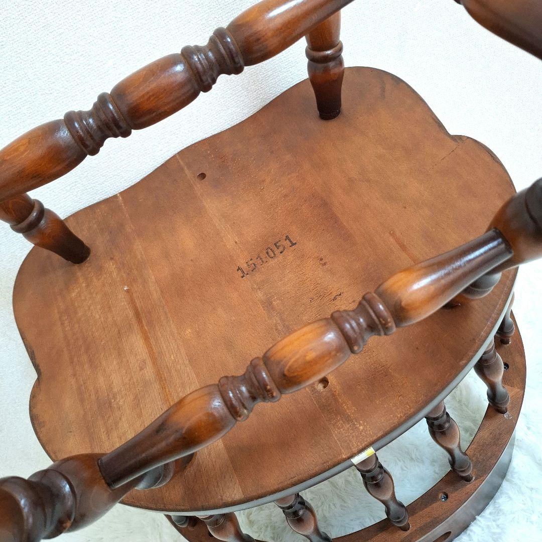 飛騨産業 アームチェア ダイニングチェア キツツキマーク