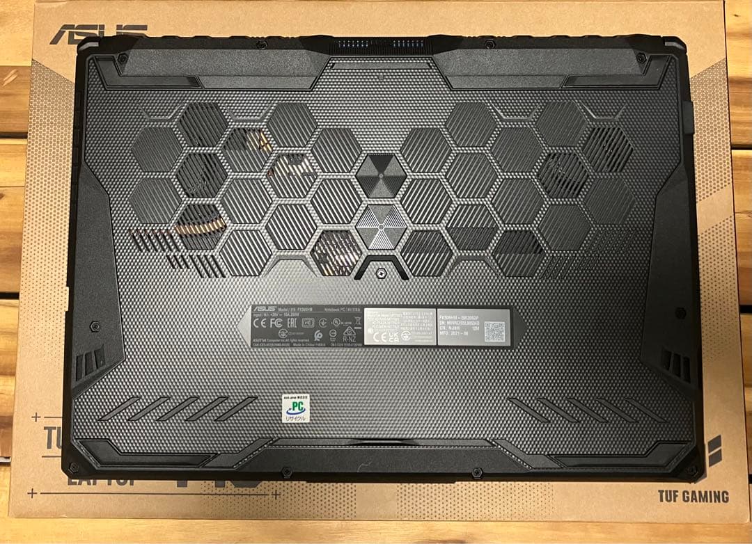 ASUS ゲーミングノートパソコン TUF Gaming F15 FX506HM