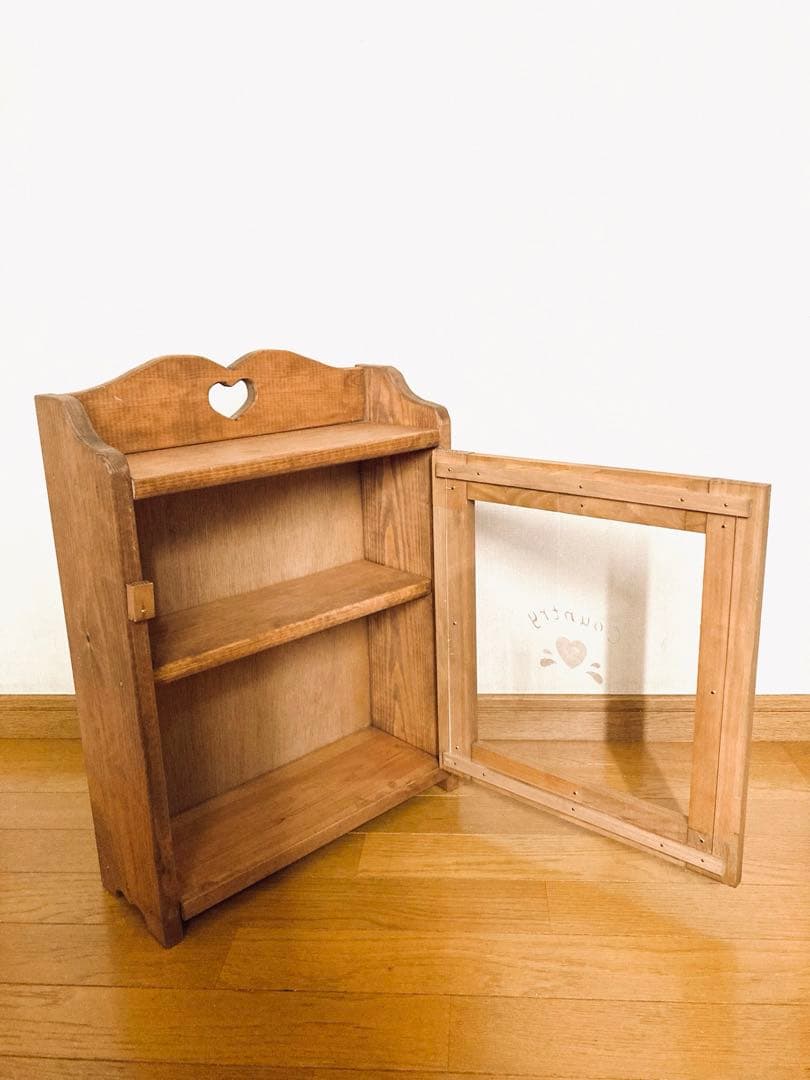 【country Heart】カントリーハート ウォールシェルフ／キャビネット