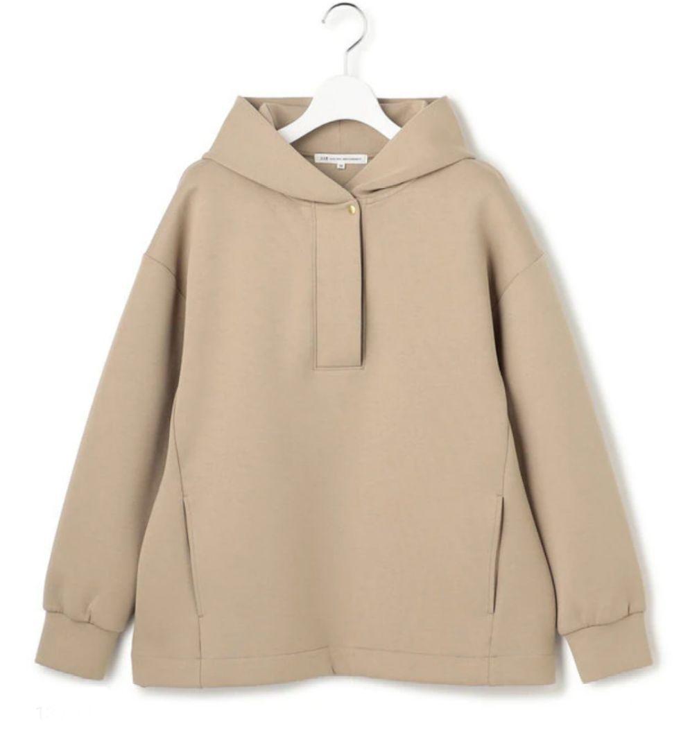 23区【洗える】コットンエアーダンボール ドロスト フーディー