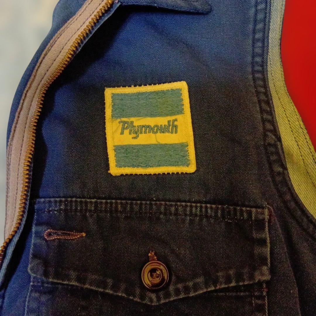 古着リメイク　Plymouth Road Runner ベスト