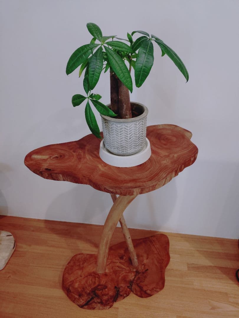 古材と流木のサイドテーブル！！