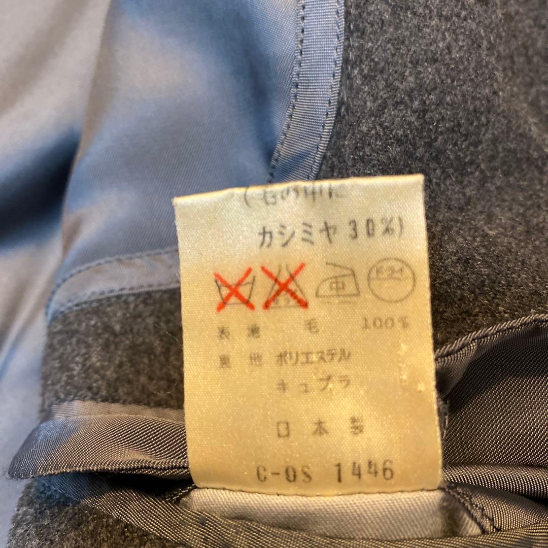 Loro Pianaロロピアーナ　ダークグレーカシミヤチェスターフィールドコート