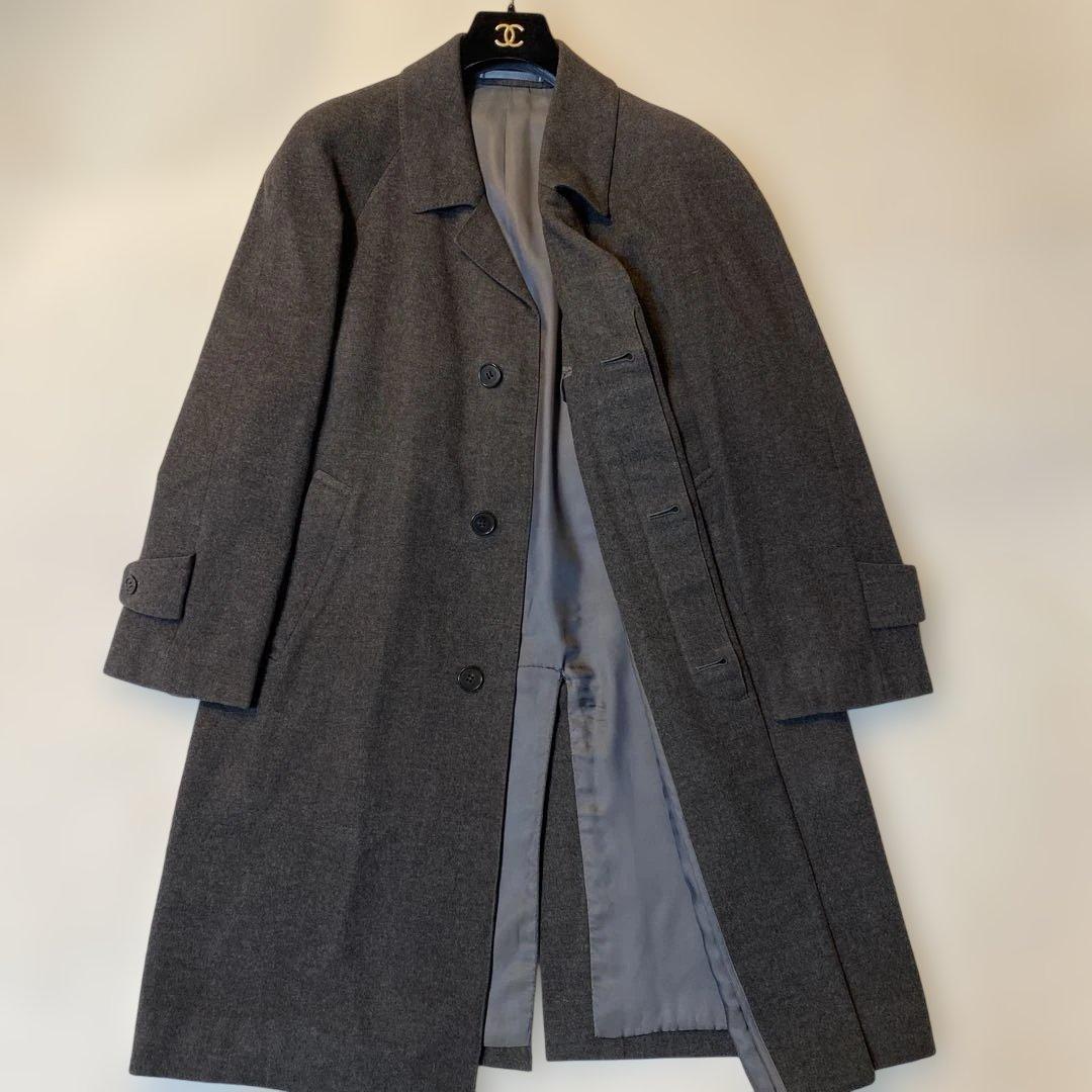 Loro Pianaロロピアーナ　ダークグレーカシミヤチェスターフィールドコート