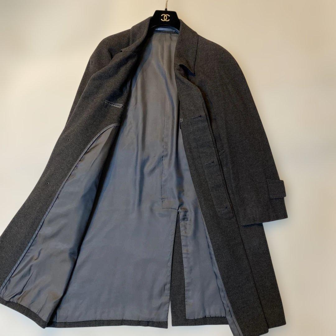 Loro Pianaロロピアーナ　ダークグレーカシミヤチェスターフィールドコート