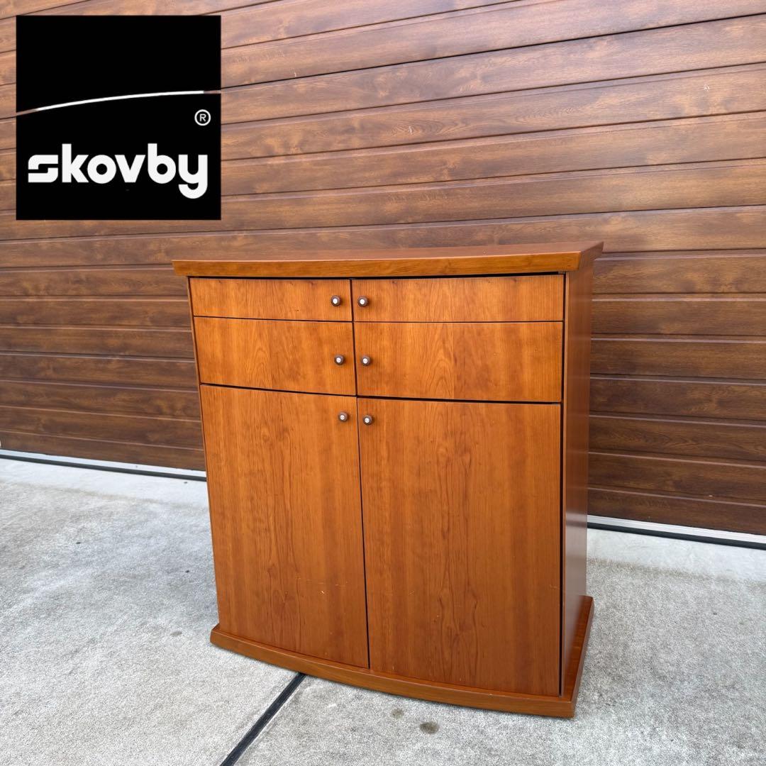 美品 Skovby キャビネット サイドボード デンマーク 北欧 チェリー