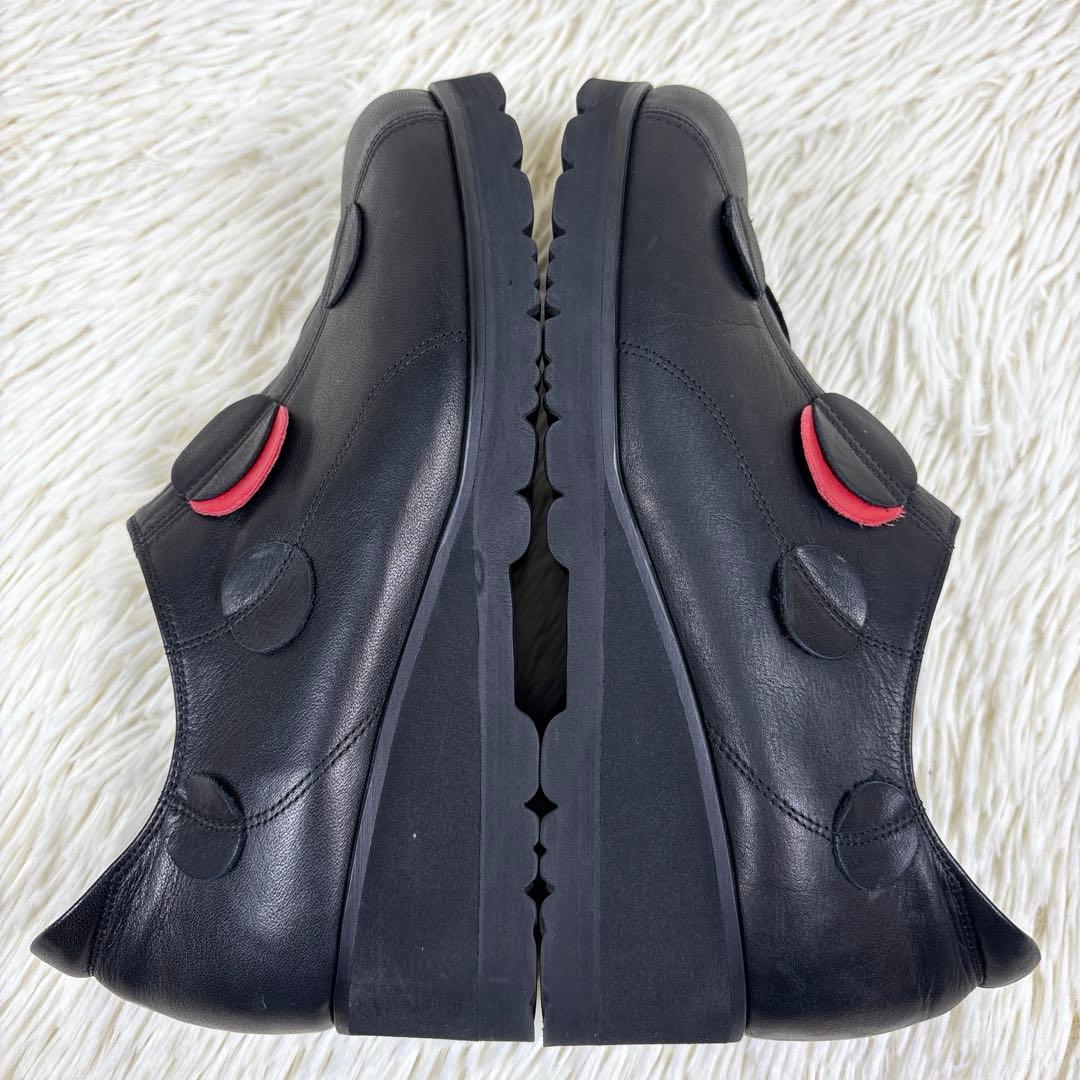 美品、慈雨、ジウ、センソユニコ、サイドジップ、レザーシューズ、靴