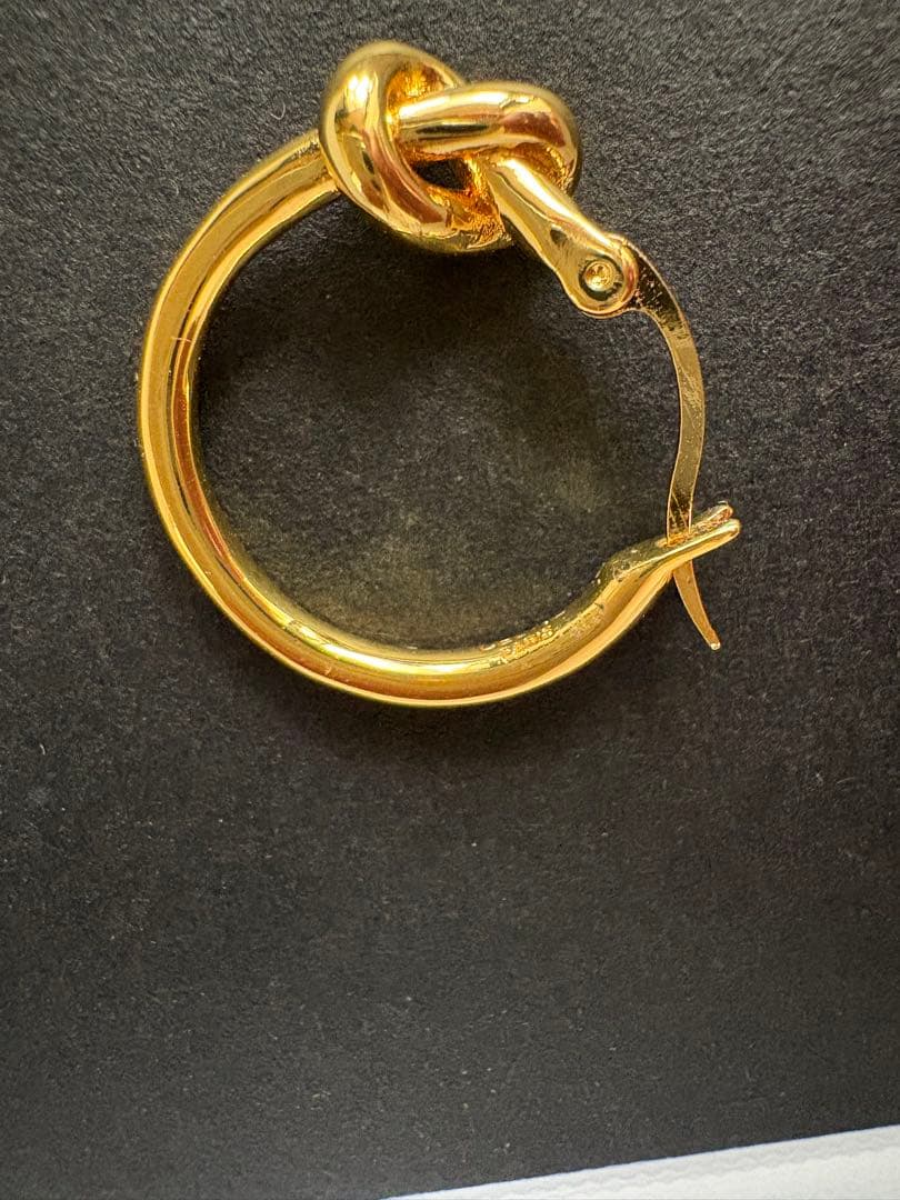 (kt)CELINE ゴールドフープピアス